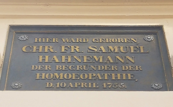 Hahnemann Geburtshaus Schild S